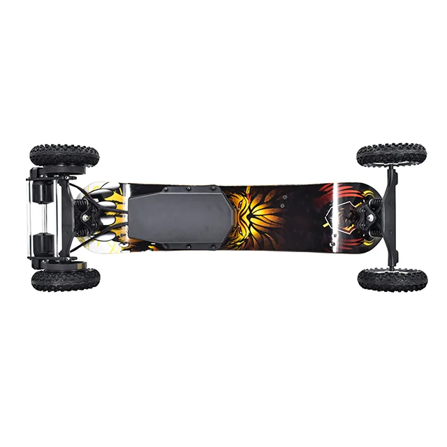 Professional powerful adult All terrain electric moutain board with 10S4P 10AH 3300W Belt Drive Motor 8 PLY maple + 2 PLY bamboo