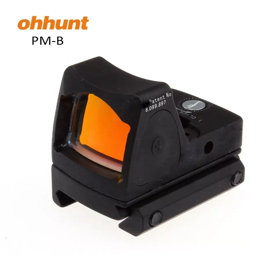 ohhunt Metal Red Dot Sight Scope Adjustable Collimator Reflex Sight For Hunting Optics Scope