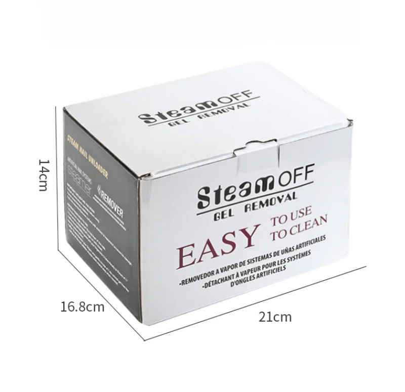 36w Steam Nail Polish Remover Machine Nail Polish Glue Cleaner Tool Electric Steam Gel Nail Remover