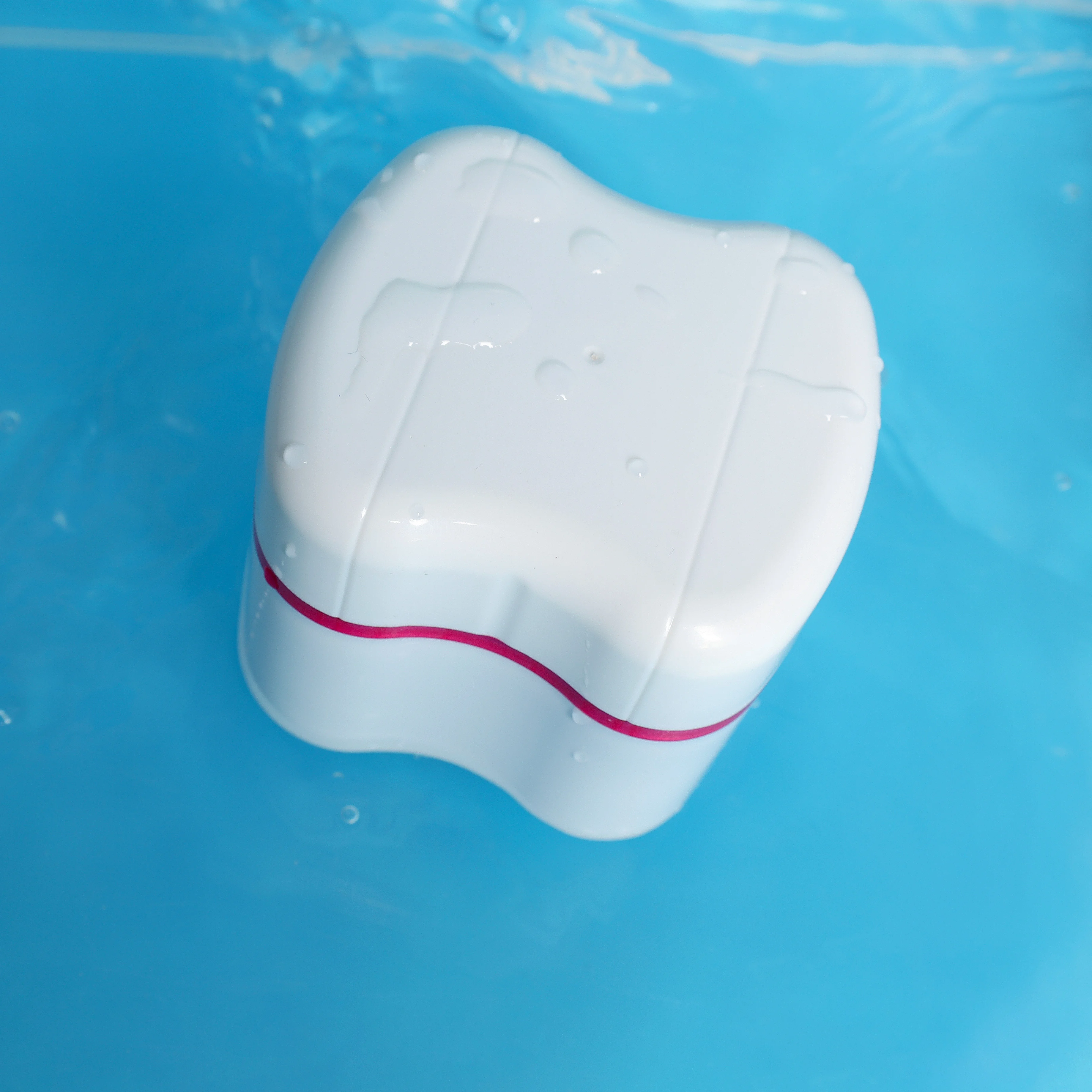 Decare Custom logo aligner box / denture box / retainer box in dental hospital