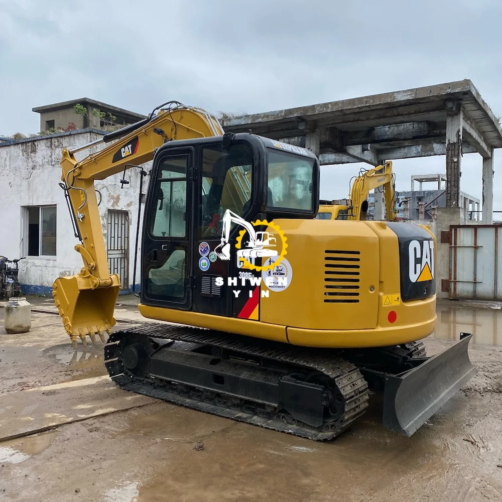 Используемый 8ton мини-экскаватор CAT 308 308E 308E2 гидравлический гусеничный экскаватор CAT308 308C 308D мини-гусеничный