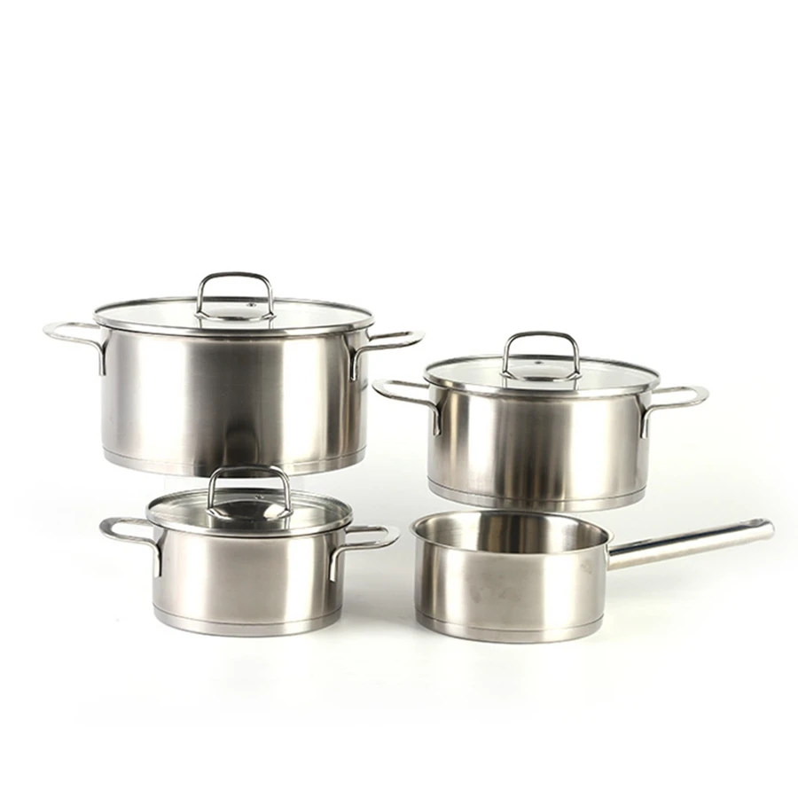 Противопригарная посуда с двойным слоем из нержавеющей стали Axa- OEM/ODM 304