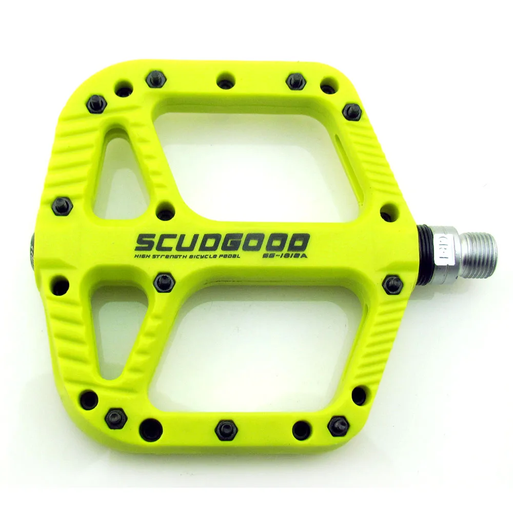 Nylon Fiber 4 Colors plastic ergonomic bicycle cycling pedals for MTB