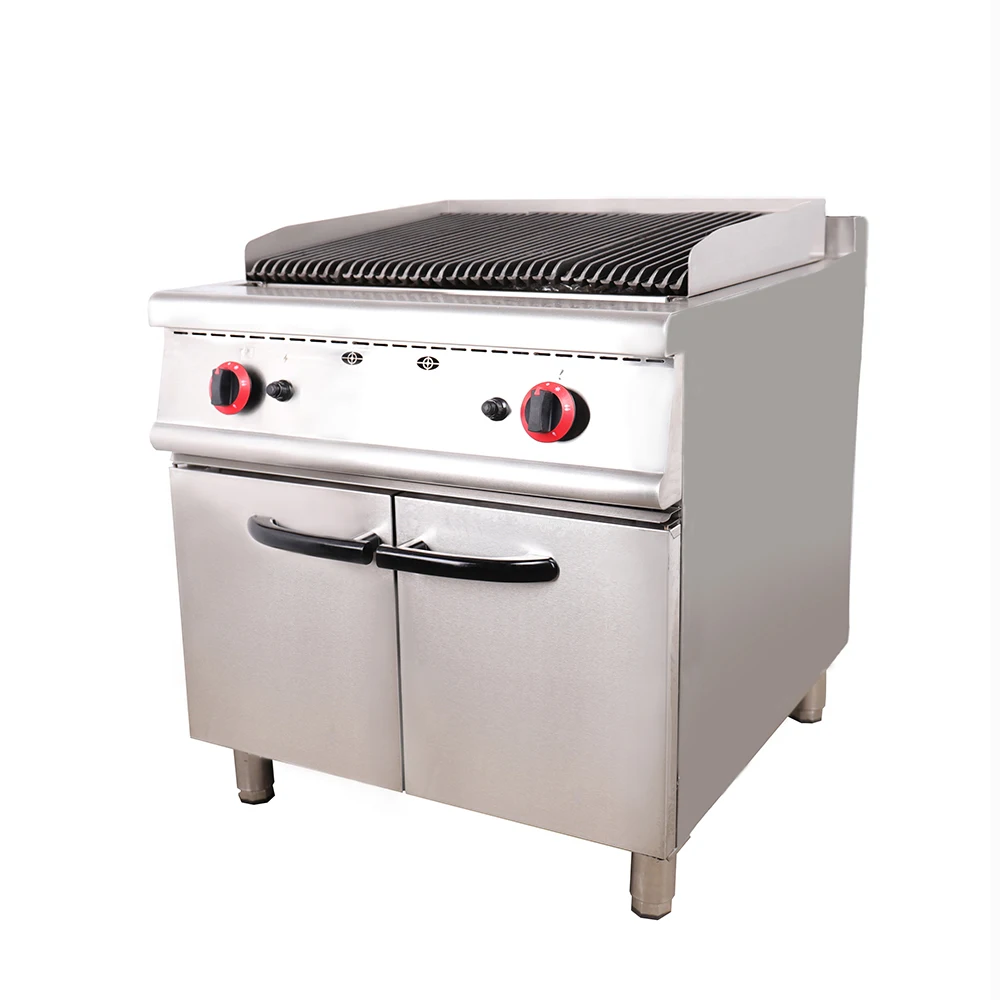 Крытый Открытый отель Beefmaster BBQ Charbroiler gridddle гриль для барбекю коммерческий газовый из нержавеющей стали со шкафом