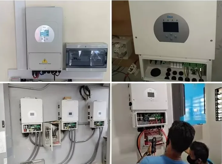 Solar Hybrid Inverter 5KW 8KW 10KW 12KW Triple Phase 12-18A Output Current 60Hz Frequency Sine Wave Volta 3 Phase AC