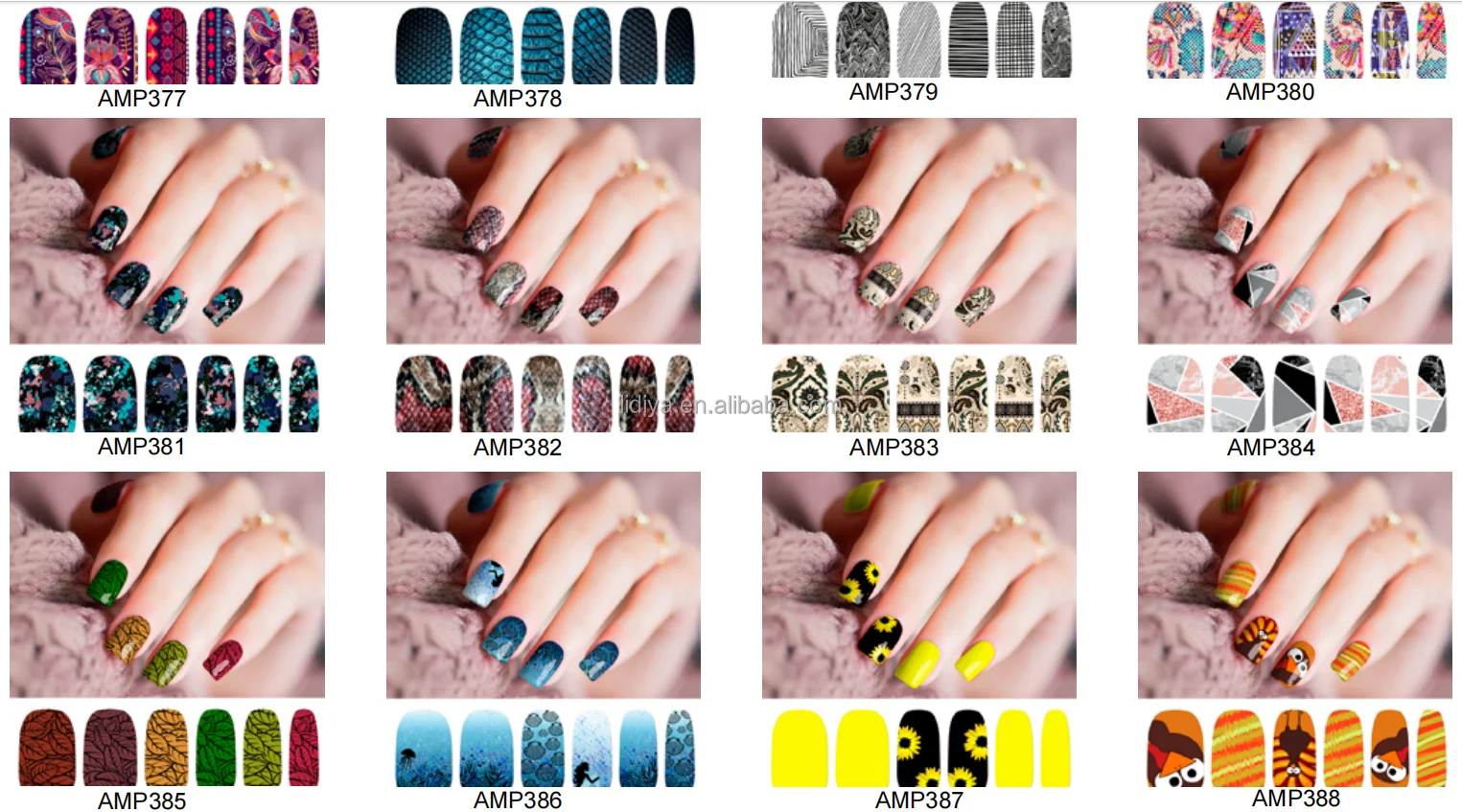 nail wraps polish strips