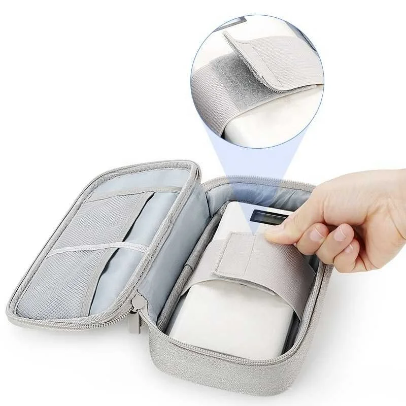 Multifunctional Phone Digital Accessory Storage Bag USB Flash Drive Power Bank Mobile Hard Drive Data Cable Storage Bag