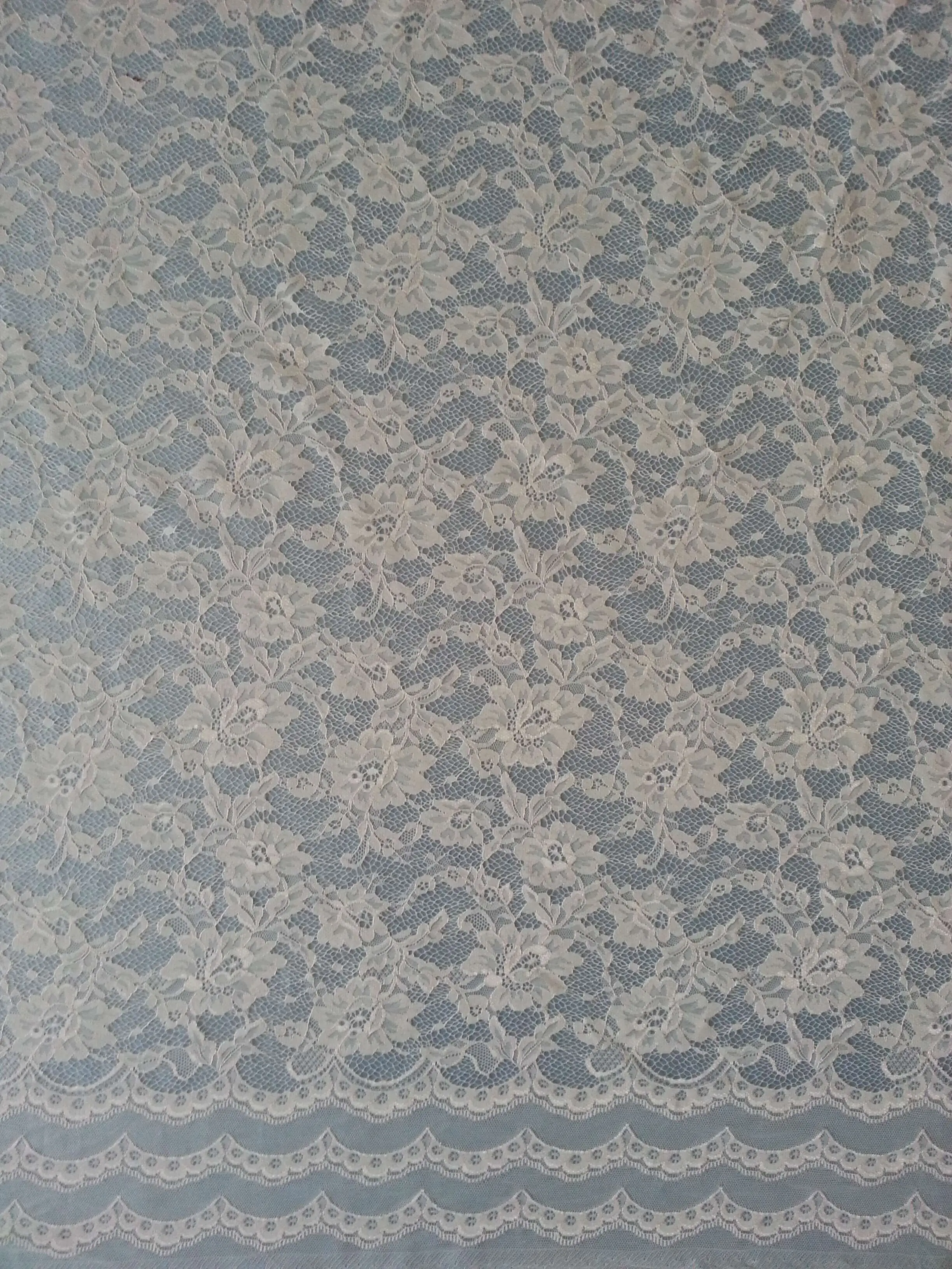 Corded Lace Fabric for Wedding Dress