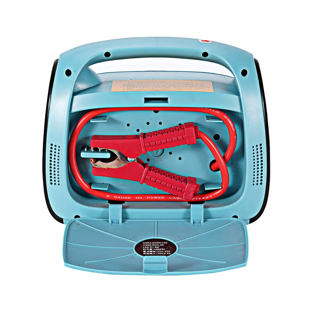 1000A 12V Car jump starter Car Battery Booster Pack Portable Car Jump Starter with Air Pump