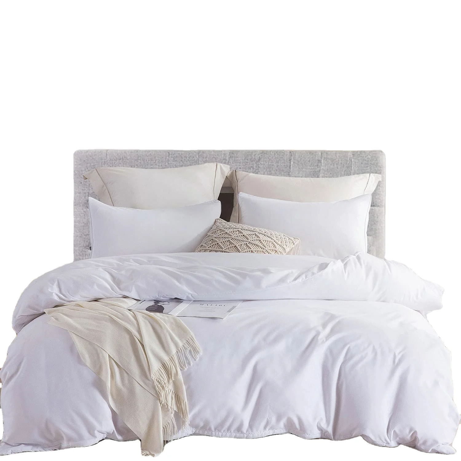 Hot sale 100%cotton Satin duvet quilt cover
