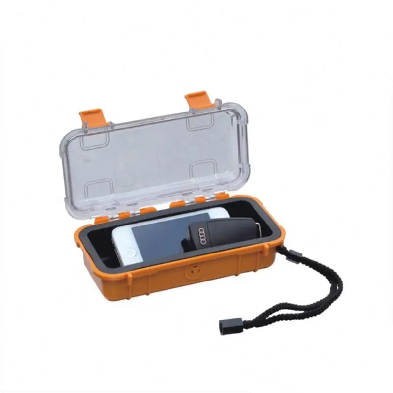 
IP67 Plastic waterproof equipment case with clear lid 
