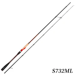 TSURINOYA New Fishing Rod Inspiration 2.21m/2.36m Fuji Accessories X-cross Carbon Belt ML Casting Spinning Bass Rod