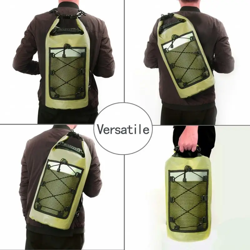 Lightweight 10 L Capacity Transparent Swimming Storage Waterproof Beach Dry Bag waterproof bags dry bag outdoor