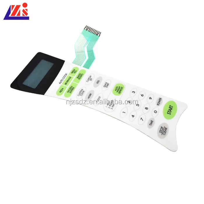 membrane switch Used in microwave oven