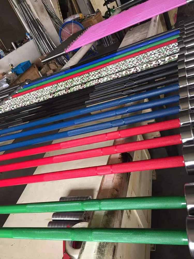 Powerman Fitness Free Weight Gym Equipment Powerlifting Weightlifting Weighted Barbell Bar