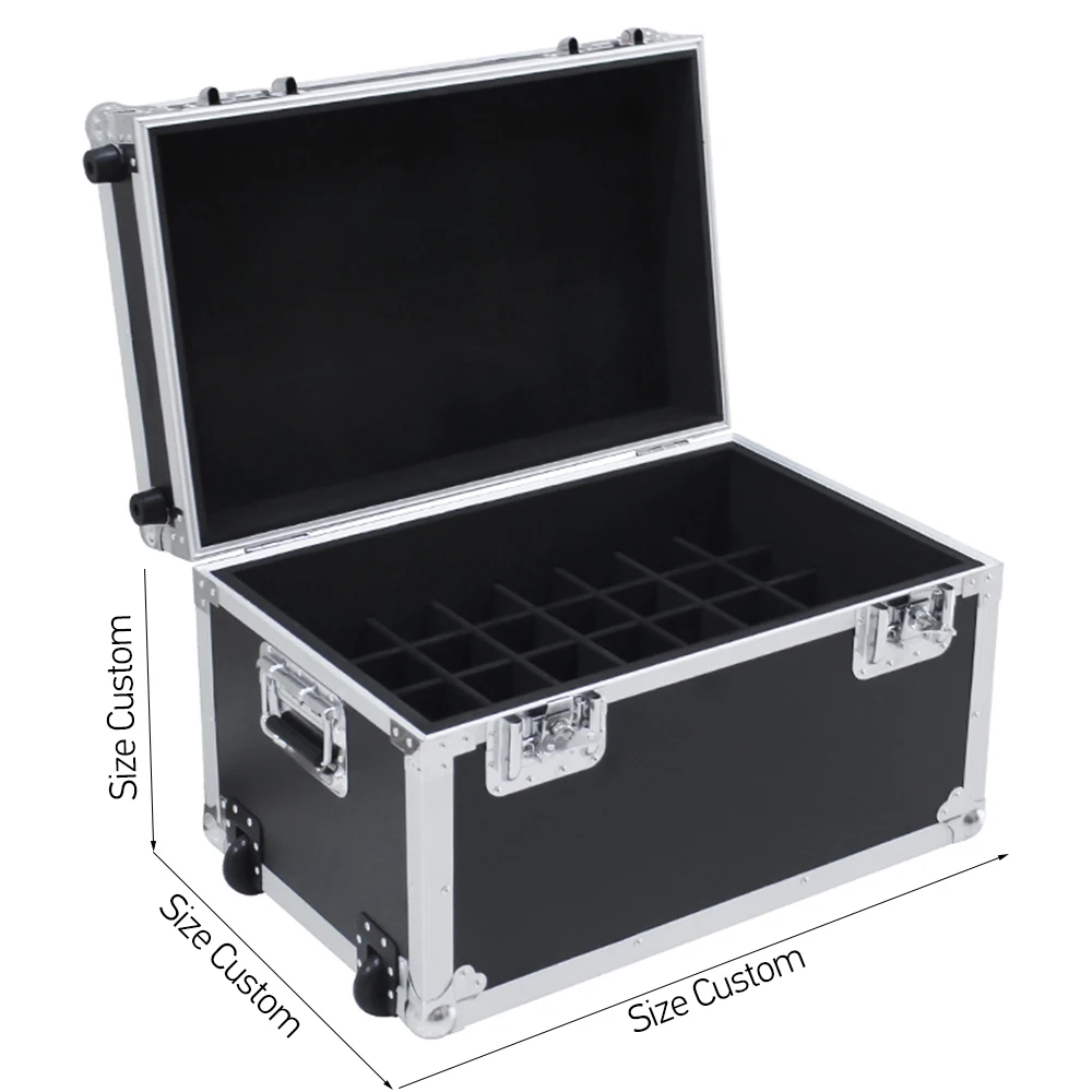 Professional Custom Aluminum Storage Flight Case With Wheels
