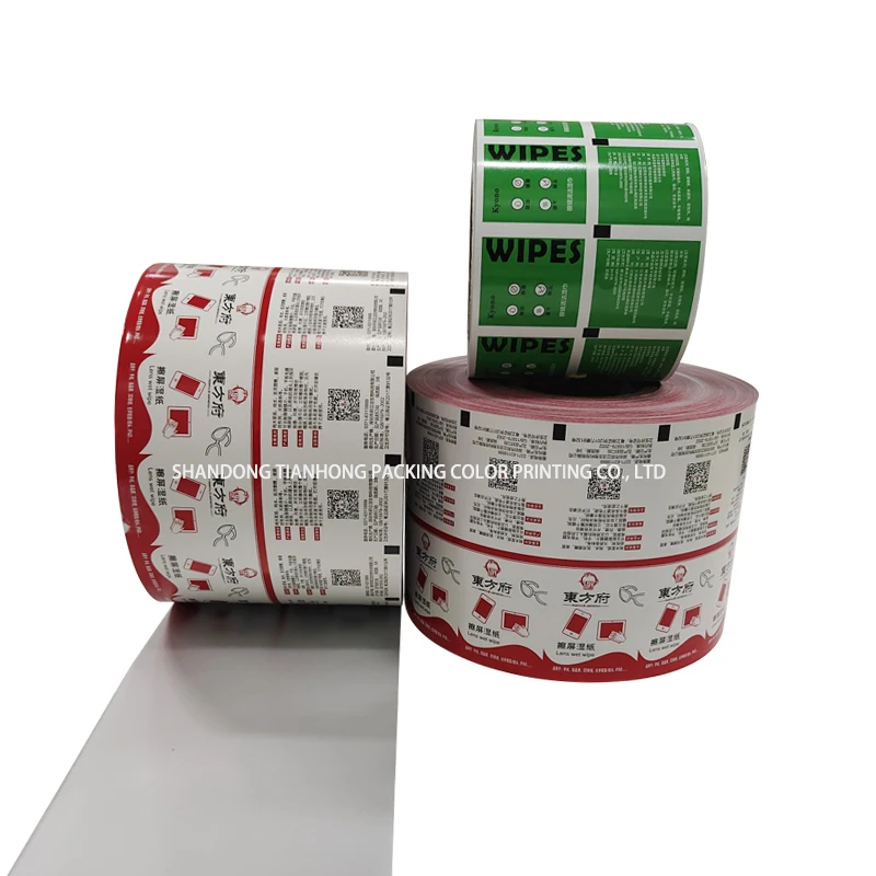 Medical Aluminum foil laminated paper for glasses cleaning  paper roll