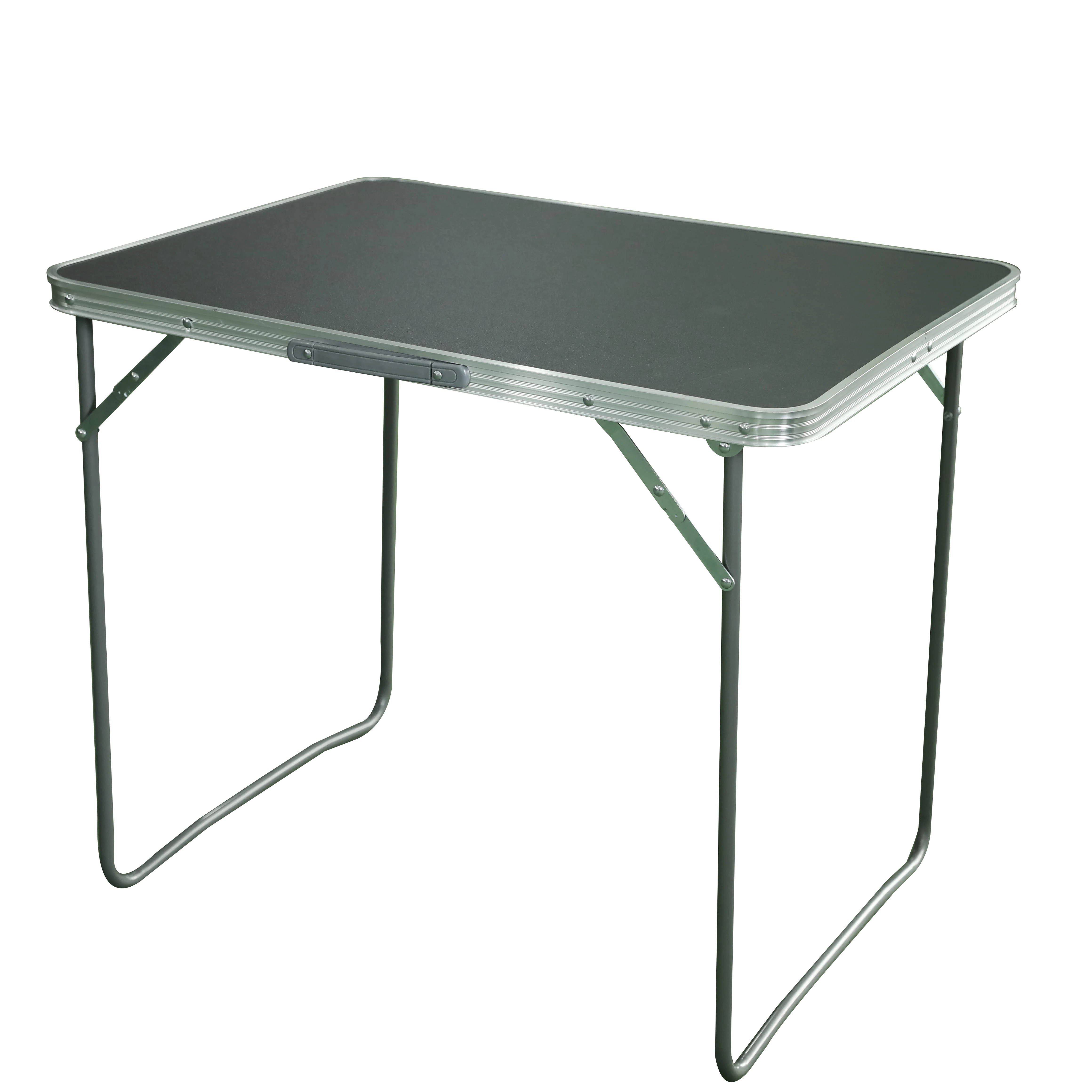 
 Outdoor furniture  steel folding tables camping picnic cheap price black tables easy to carry  