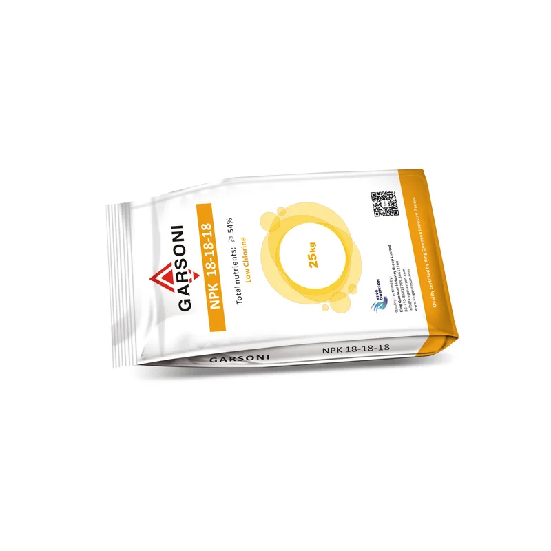 Удобрение NPK 18-18-18 с низким содержанием хлора, лучшее качество от поставщика