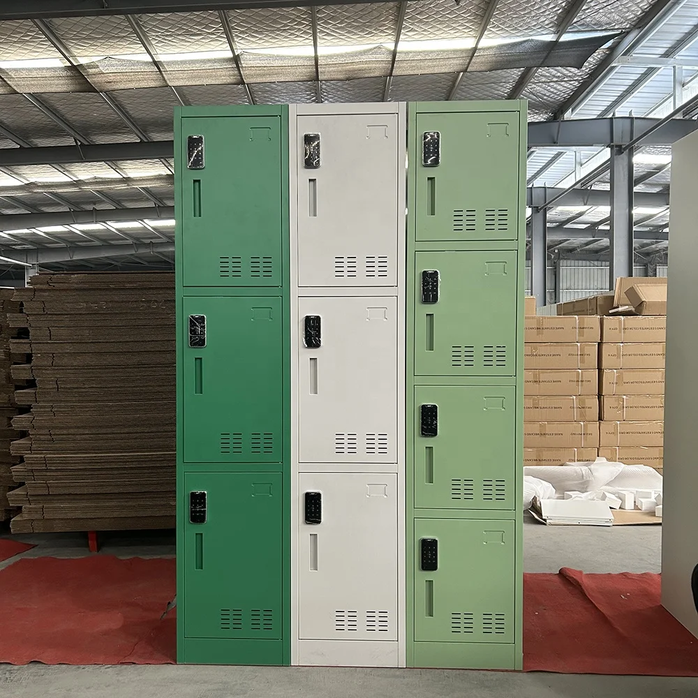Steel locker Cabinet digital locker password locker  with  4 doors