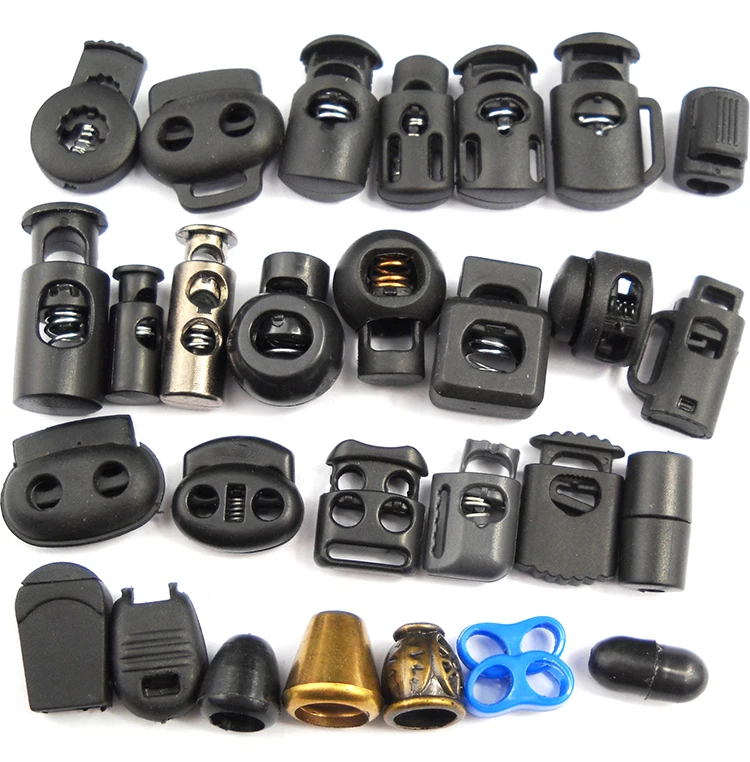 
Прямая продажа с фабрики аксессуары для сумок пластиковая пружинная эластичная Регулировочная вилка веревка настраиваемая Пряжка для носа свиньи 