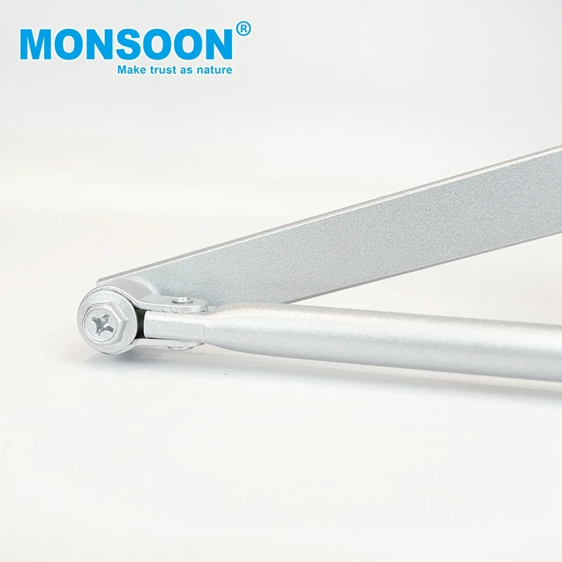 Pneumatic Door Closer Heavy Duty Concealed Torsion Spring Sliding Push Arm Hydraulic
