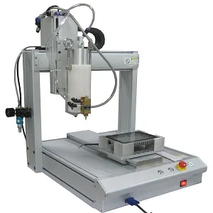 5 Gallon PUR Automatic hot melt Gluing  machine with top quality for small lamp