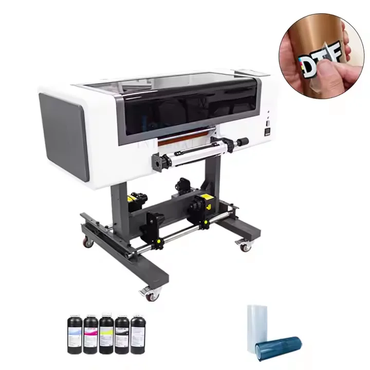UV dtf  machine a3  Digital uv dtf printer with laminator a3 i1600 head  Hig effect for bottle mobile case boxes printing