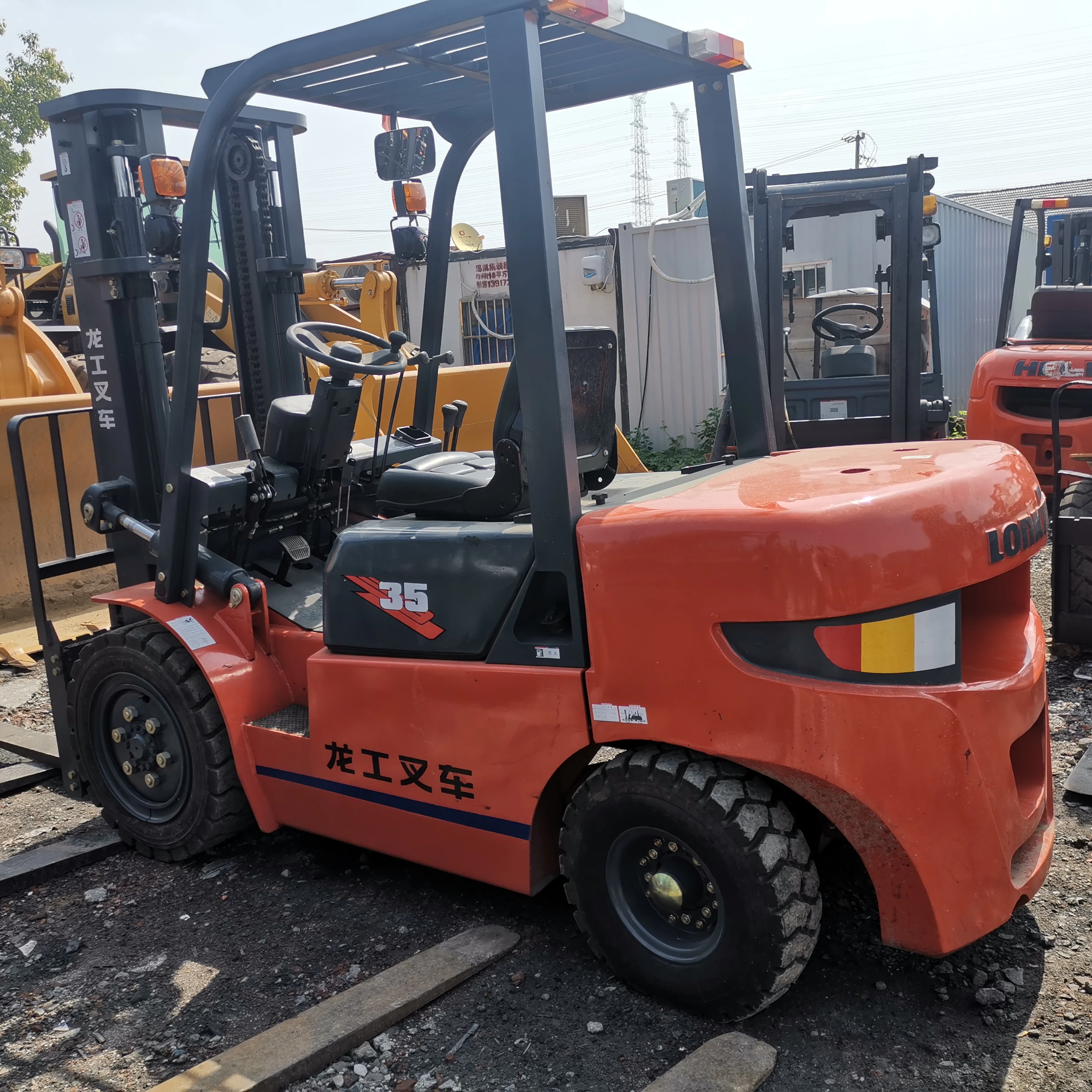 China Brand 90% new 3.5 ton Used Forklift Lonking 35 second-hand forklift Lonking 35 lonking