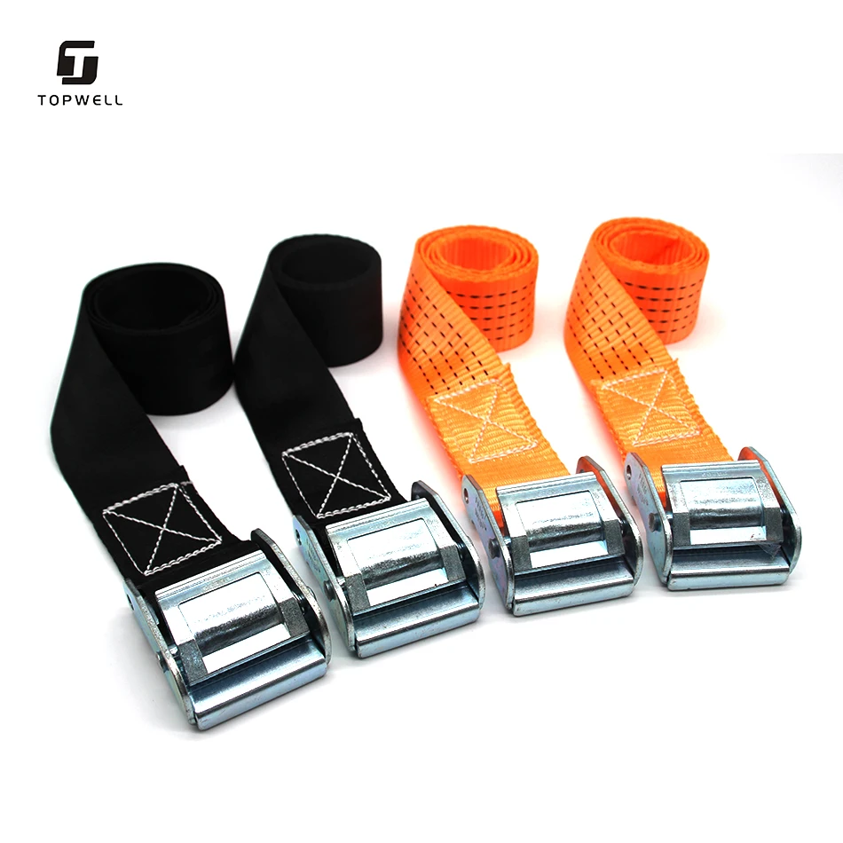 Ремень с пряжкой для камеры, зажим для груза из полиэстера, 2 дюйма, 50 мм, Железная пряжка, сила тяги 1100 кг