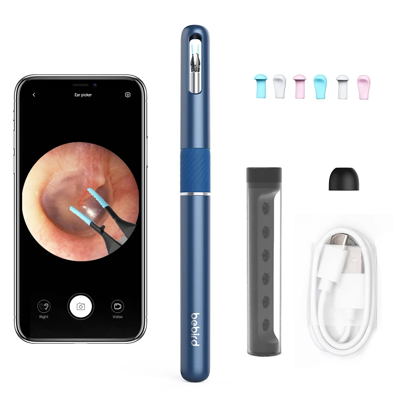 Bebird Note5 Video Otoscope Ent Diagnostic Sets with LED light ear wax removal tool