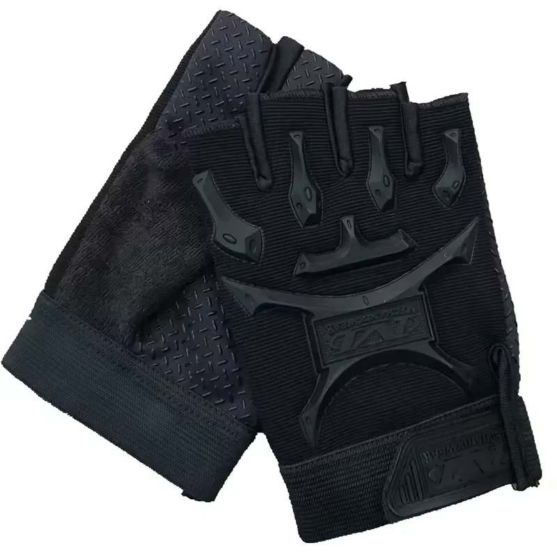 Sports cycling fitness half-finger gloves anti-slip wear resistant tactical gloves