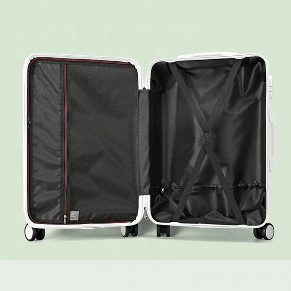 July Hard shell Durable ABS+PC Material Trolley Luggage With High Quality 4 Rolling Spinner wheels Travel Suitcase