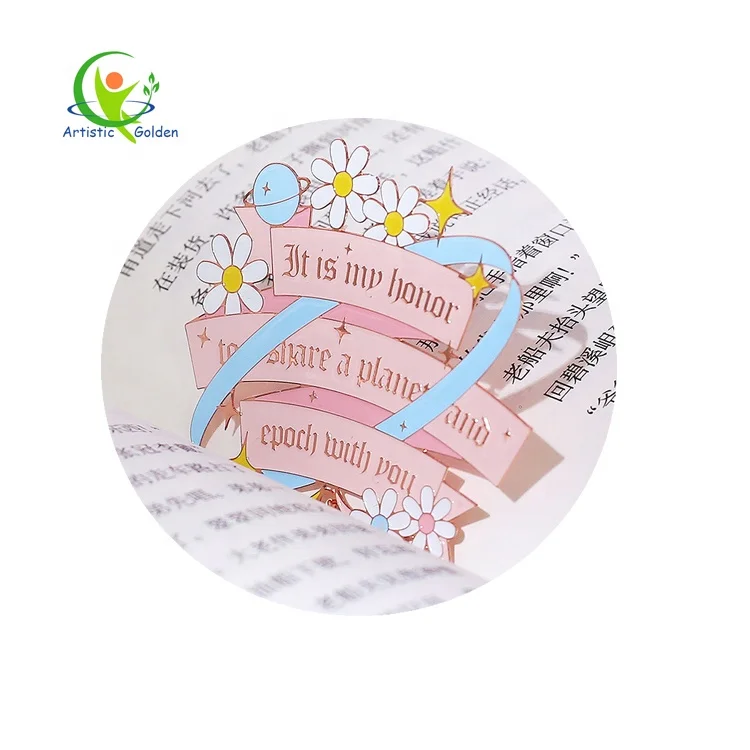 Pu Magnetic Clear Plastic Book Markers Metal Custom Laser Cut Printed Leather Acrylic Blank Thin Bookmark//