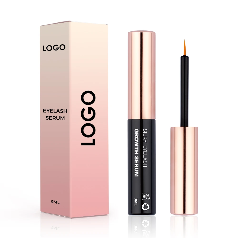 KV 3ml plant protein natural lash serum growth private label cruelty-free eyelashes serum