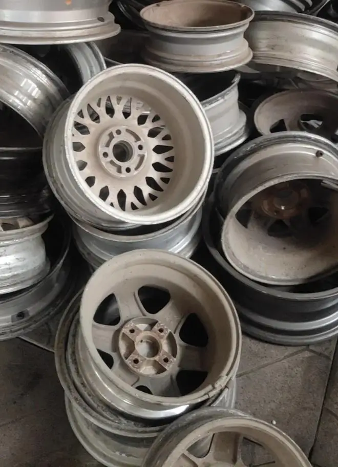 Top Quality Aluminum Alloy Wheel Scrap high quality 99.9% Purity scrap aluminum wheel
