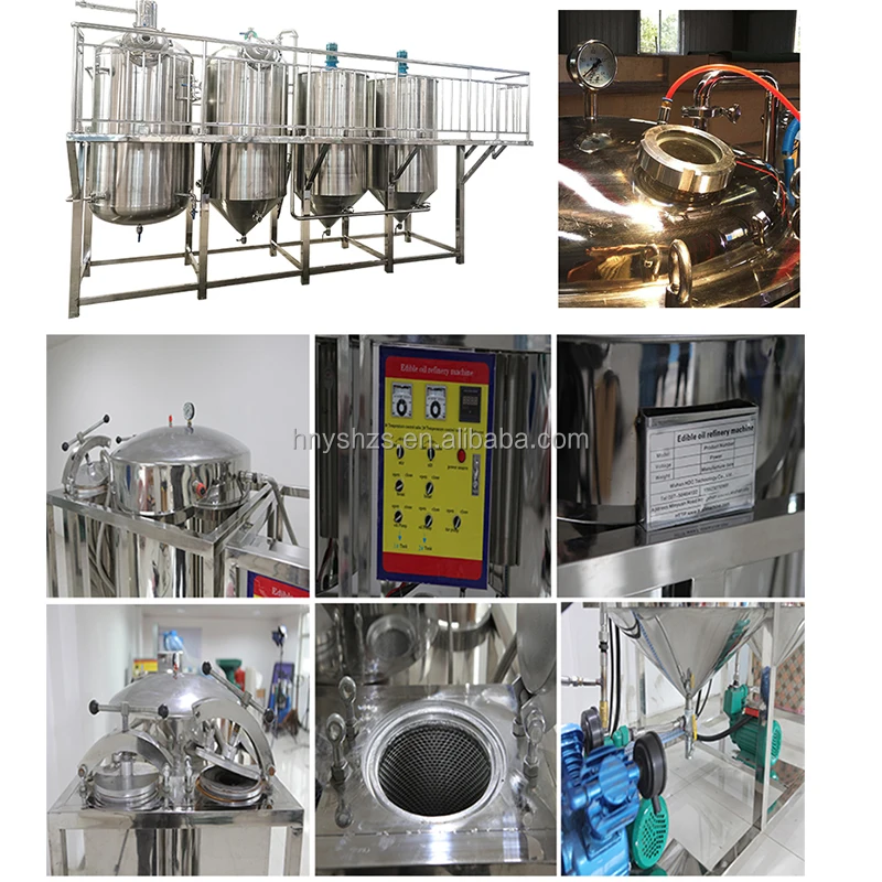 peanut oil refining machine sunflower oil double refined machine palm oil refining machine 10tpd
