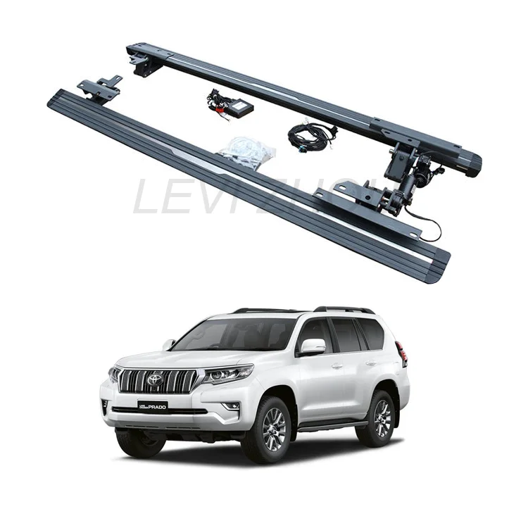 Electric Side Step Waterproof Running Board Automatic Power SUV Foot Pedals For Toyota Prado 2010+