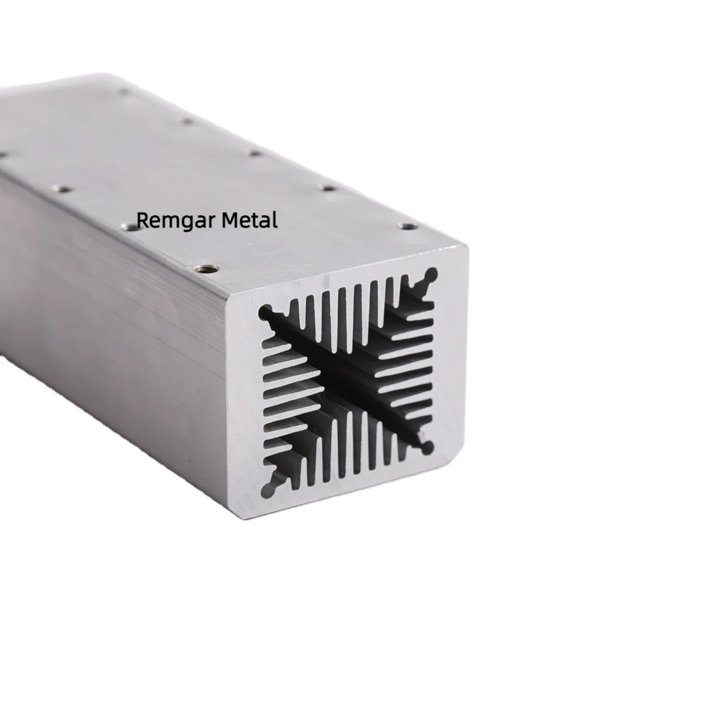 cnc machining anodized 6063 extrusion heatsink profile extruded aluminum power supply voltage regulator heat sink