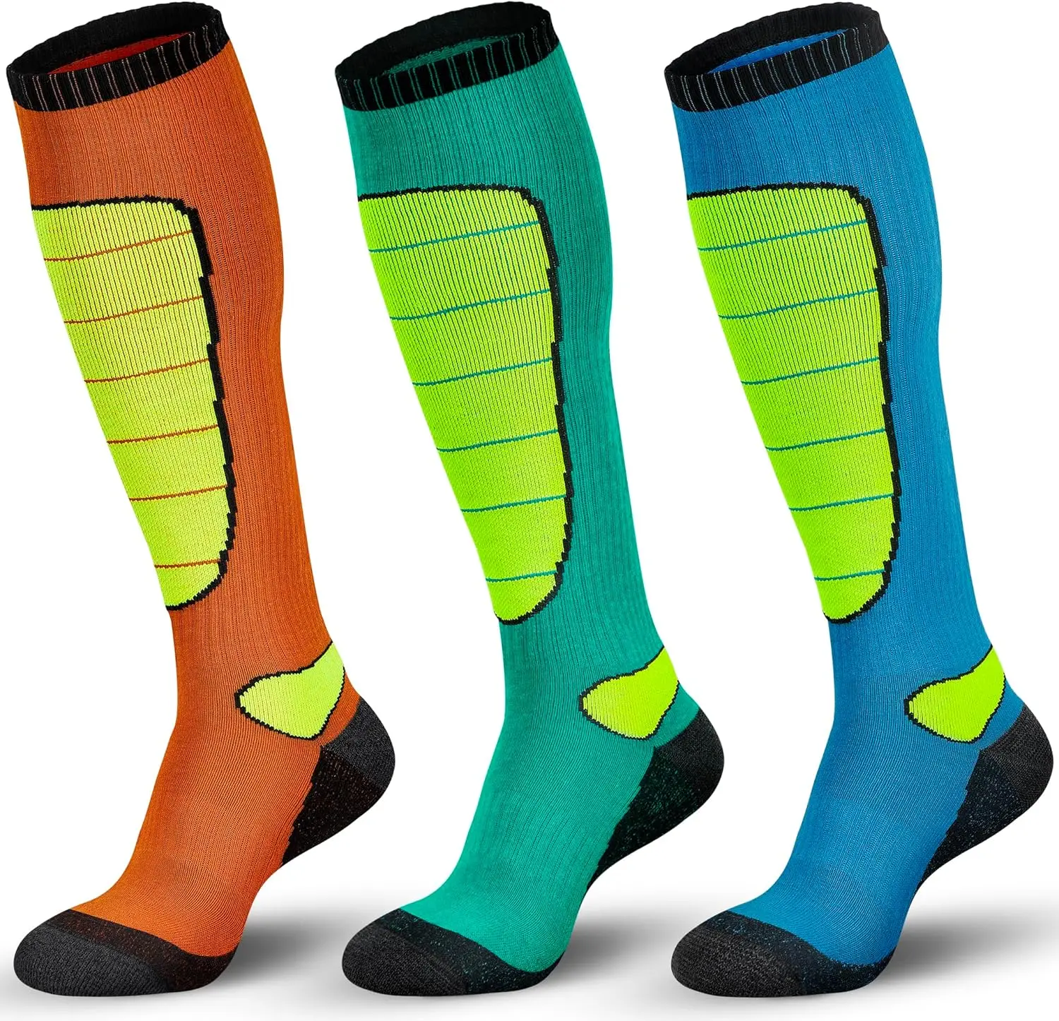 Men Merino Wool Ski Socks Thermal Knee High Warm Winter Sock For Snowboarding