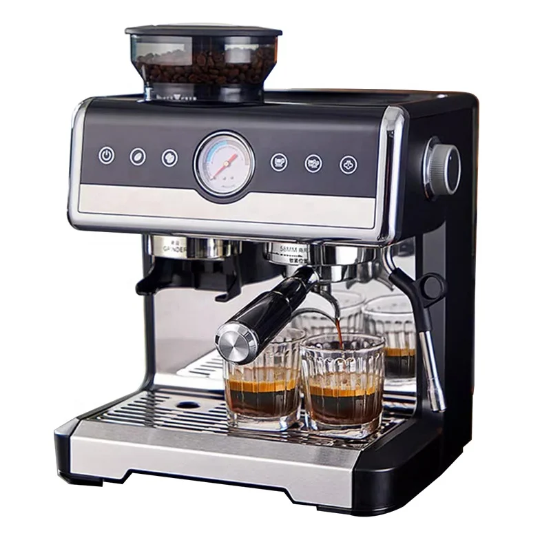 High Quality Bean To Cup Professional Cappuccino Latte Macchiato Coffee Maker Espresso Machine For Cafe