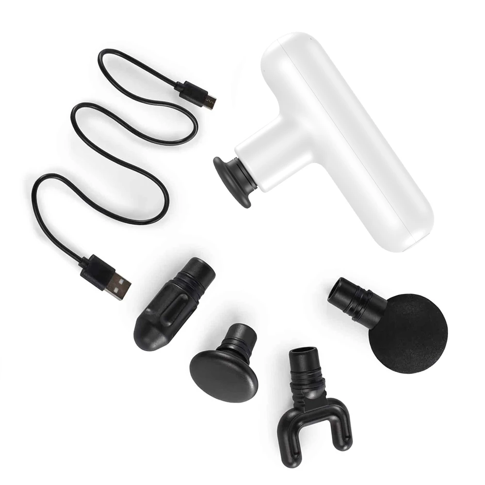 В наличии, модель 2021, электрический массажный пистолет для тела, поставка с завода