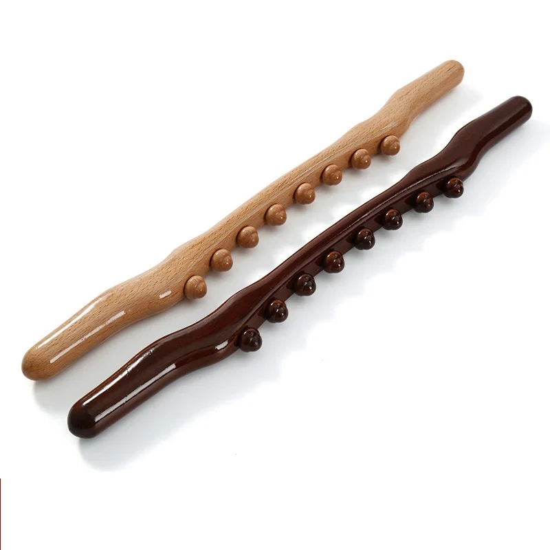 Wooden Gua Sha Tools Accessories Anti Cellulite Massage Set Roller Lymphatic Drainage Tool Therapy