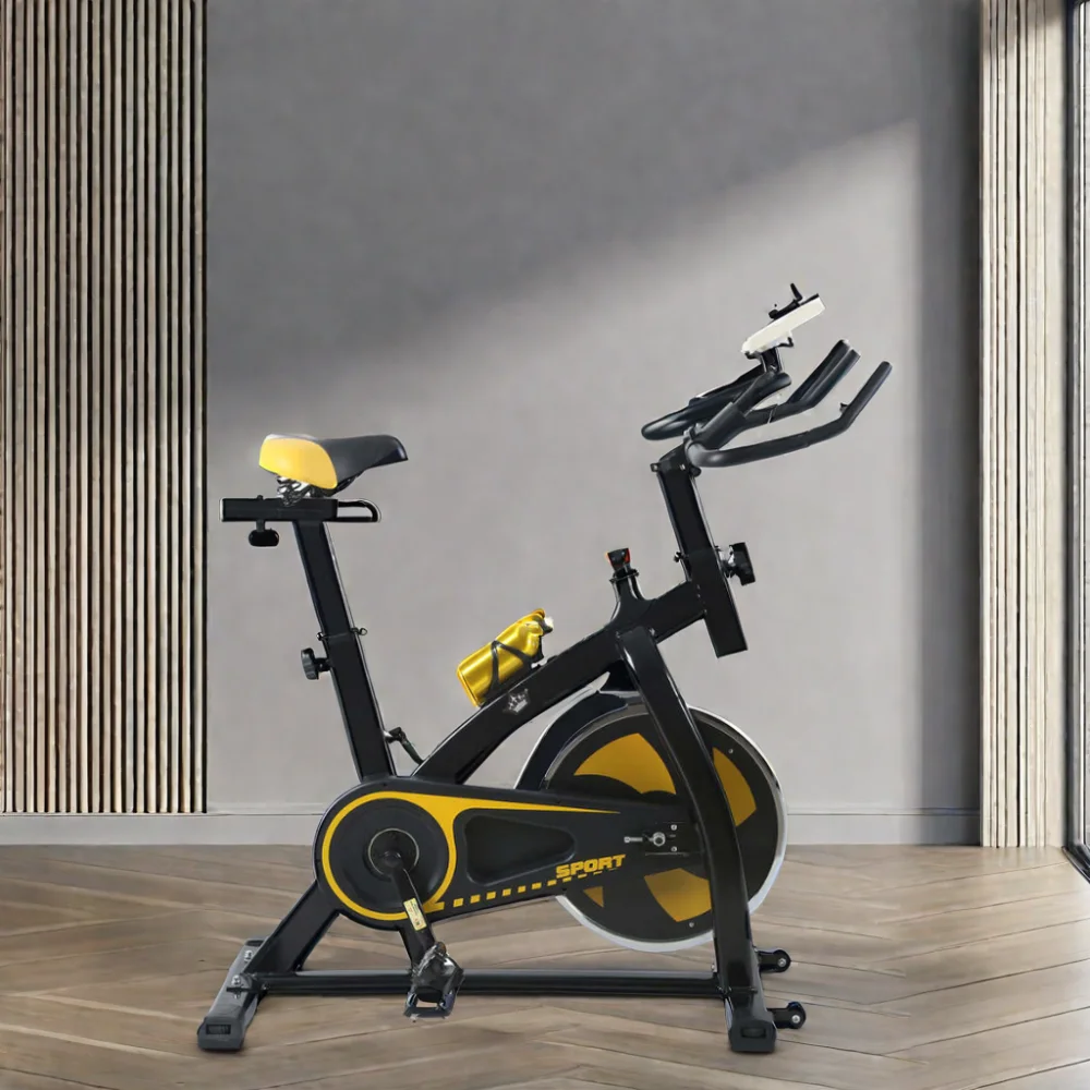New Unisex Magnetic Exercise Bike Steel 8kg Flywheel Spinning Bike for Home Gym Use