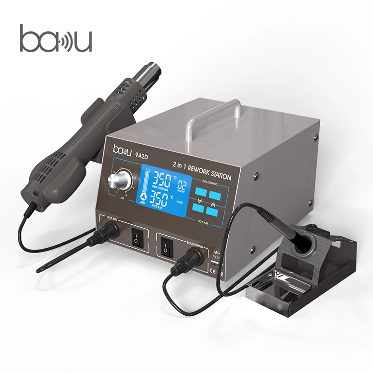 BAKU  ba-942D hot air station with soldering iron 2 in 1rework station