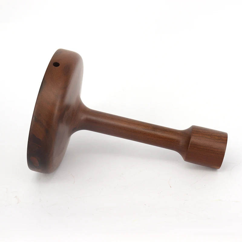 High Quality Stand Base Nature Environmental Round Print Laser Smooth Solid Wood Wooden Lamp Base