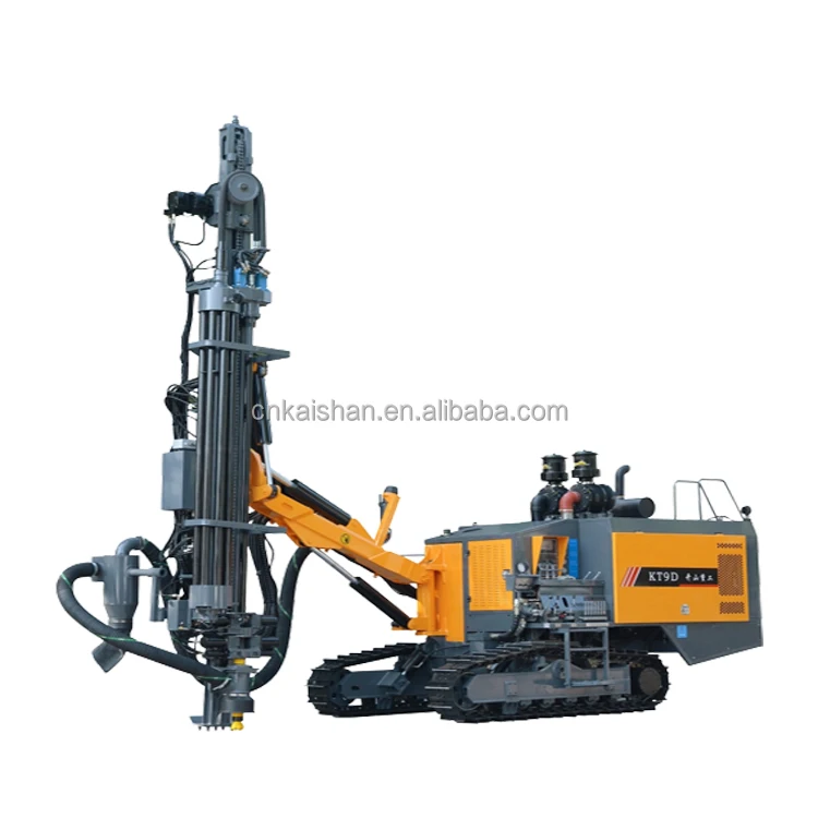 High working pressure depth KT9C KT9D 24m dth mine drilling rig Integrated blasting hole machine with air compressor for mine