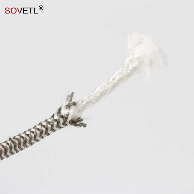 Silver Fiber Conductive Cord Antistatic ESD Rope For Aviation Projects