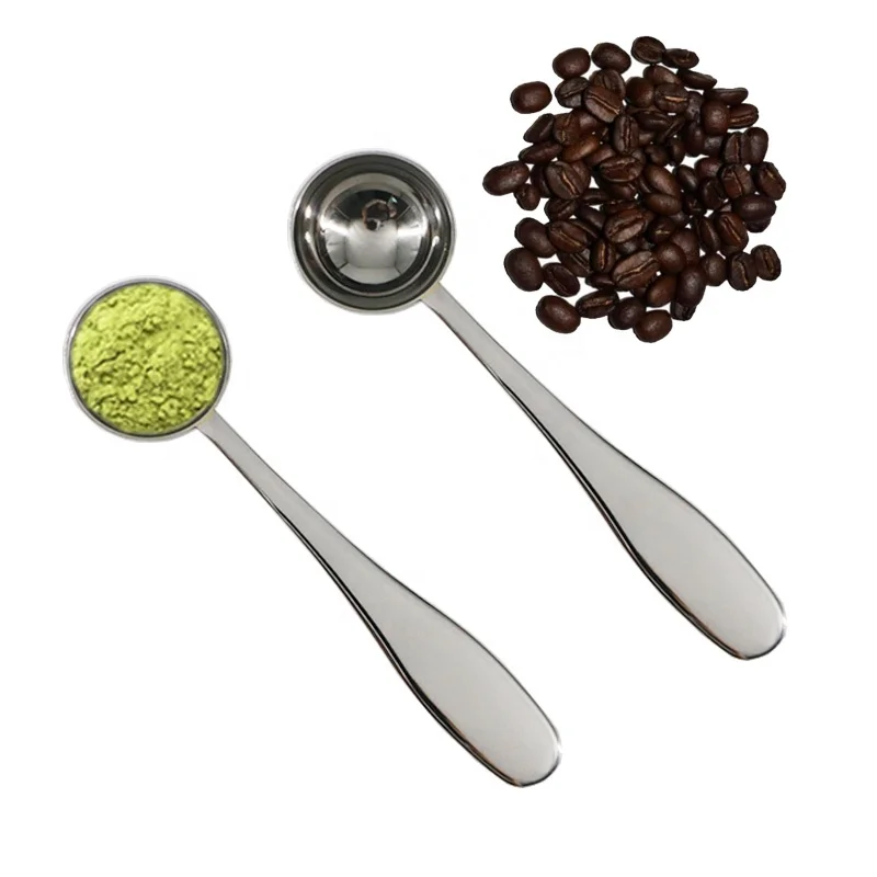Coffee Matcha Spoon Scoop Loose Leaf Tea Spoon 5 ml Metal Stainless Steel Spoon For Measuring Tea