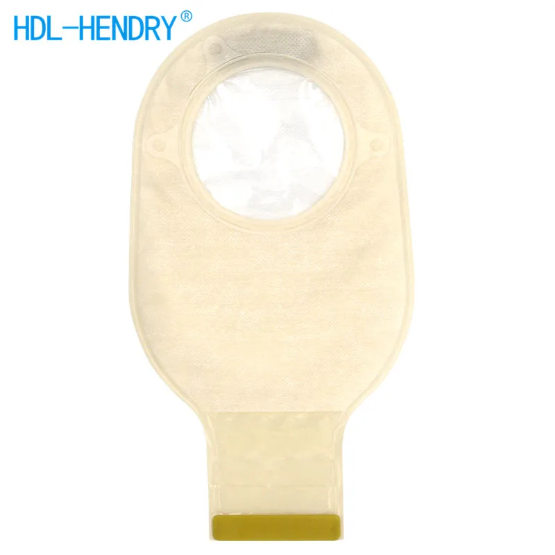 Medical Professional Drainable Ostomy Supplies Two Piece Colostomy Bag with Clamp Ostomy Pouch